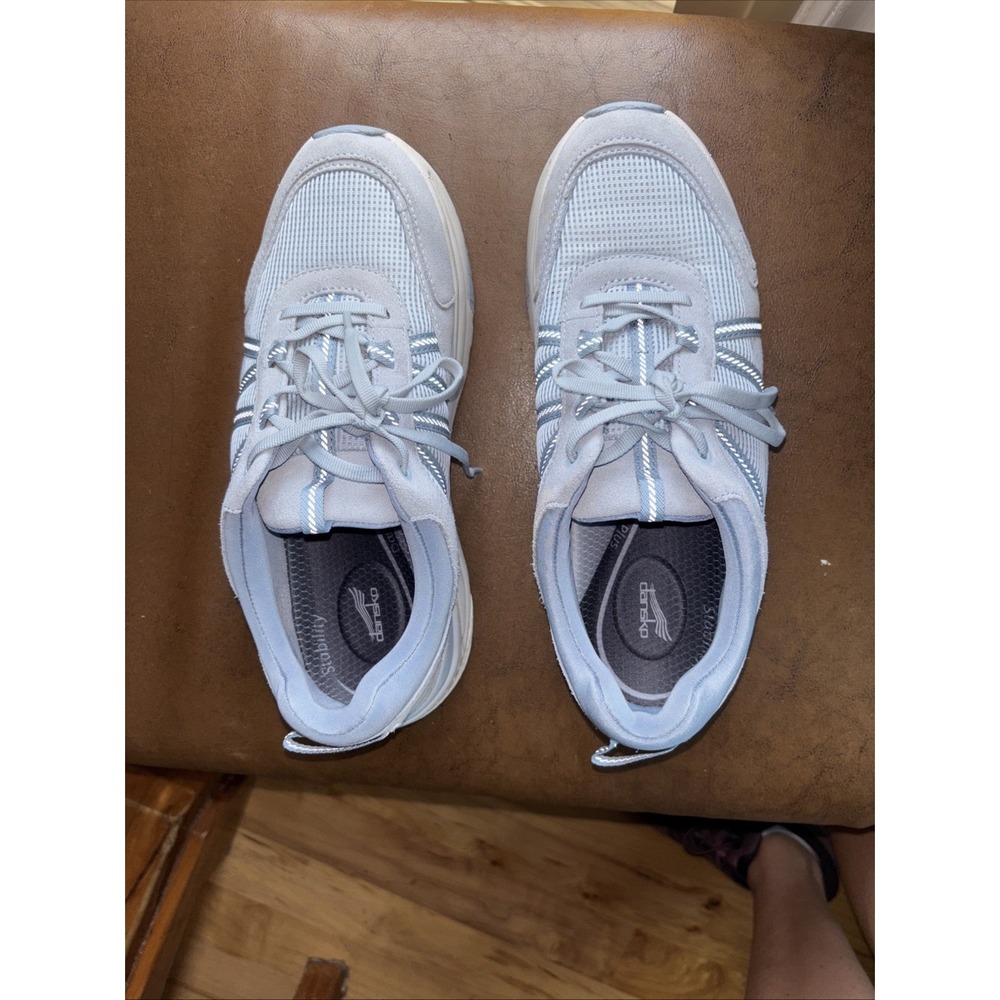 Dansko Poppy Women's Casual Shoes, Sky Suede Size EU 39 US 8.5-9 Sneakers